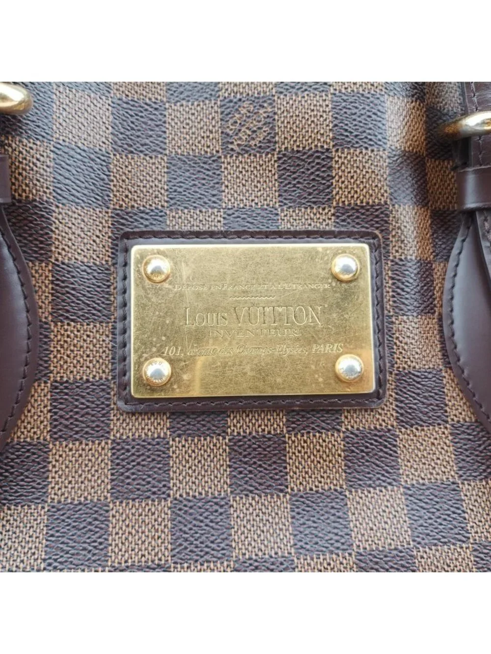 Louis Vuitton Hampstead MM Ebene Damier Canvas Tote